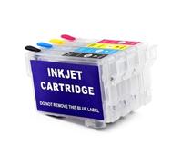 4 Uds 212XL 603XL 202XL 502XL 34XL 16XL 220XL 18XL 200XL T29XL 27XL 252XL 288XL T206 Recarga de Cartucho de Tinta, Compatible con impresoras sin Chip Epson