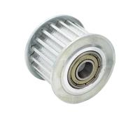 4 Uds., 24 dientes, 5M, tensor de polea loca, diámetro de rueda 5/6/7/8/10/12/15mm con rodamiento for ancho de 15mm/20mm/25mm, guía HTD5M, polea síncrona(Bore 7mm With teeth,For width 25mm)