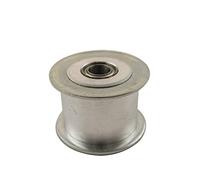 4 Uds 2GT polea de distribución GT2 16T 20T polea loca aleación de aluminio con/sin dientes 2GT-16T 2GT-20T 7mm ancho de correa polea de rodamiento(2GT-20T 3mm bore,Without Teeth)