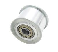 4 Uds 30 dientes 3M polea tensora rueda diámetro 5/6/7/8/10/12/15mm con rodamiento for ancho 10/15mm guía 3M engranaje síncrono HTD3M 30 dientes 30T(Bore 6mm No teeth,Width 15mm)