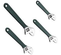 4 Uds 6/8/10/12 Pulgadas Llave Inglesa Ajustable Estándar Llave Inglesa Plomeros Herramienta De Mantenimiento Del Hogar Juego De Llaves Inglesas