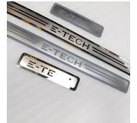 4 Uds Acero Inoxidable Decoración para estribos Protectores de Umbral de Puerta de Coche Compatible con para Renault Austral Arkana E-Tech Hybrid Accessory 2019-2026