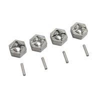 4 Uds Adaptador Hexagonal de Cubo de Rueda de Metal 55-ZJ09 Compatible con Hosim 9125 9155 9156 Xinlehong 9125 9155 9156 1/10 1/12 Piezas de Repuesto de Coche teledirigido