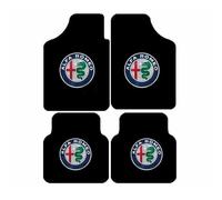 4 uds Alfombrillas Medida de Franela Premium para Alfa Romeo Giulietta 2010-2020, Alfombrilla para Coche Antideslizante Moqueta Car Juego de Alfombras de Moqueta