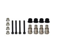 4 Uds Amortiguador 120mm Delantero 140mm suspensión Trasera de Amortiguador de Metal para for HPI Trophy Flux 107016 Coche de Carreras for RC 1/8 Truggy ZD Racing(Screws Sets)