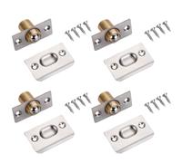 4 Uds Bolas Magnéticas Cierres De Puerta Pestillos Ocultos Ajustables Reemplazo De Armario Cerradura Francesa Puerta Magnética