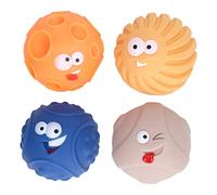 4 Uds Bolas sensoriales Multi PVC Bolas sensoriales para atrapar a Mano Juguetes para bebés de 6 a 12 Meses