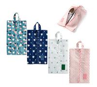 4 Uds Bolsa Organizadora de Zapatos y Ropa de Viaje con Asa, Protector de Polvo para Almacenamiento