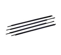 4 Uds Burlete Goma Coche Moldura Ventana Vidrio Cinturón Sellado Compatible Con Para Toyota Para Prius 2003-2009 OEM 75710-47010 LIANGYIMEI