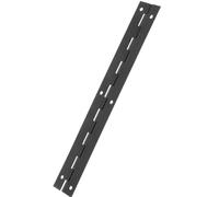 4 Uds caja de joyería bisagra larga Piano bisagras for joyero Metal for madera reemplazo suave diseño seguro Para Piano(Silver)