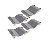 4 Uds. Carro de ruedas for neumáticos de coche, patines de neumáticos móviles for vehículos con 4 ruedas, capacidad de peso de 1500 Lbs, motor de reparación de automóviles