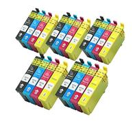 4 Uds Cartucho de Tinta Compatible T0711 T0712 T0713 T0714, Compatible con Epson Stylus SX110 SX105 SX115 SX200 SX205 SX209 SX210 Impresora de inyección de Tinta(5Set)