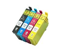 4 Uds Cartucho de Tinta Compatible T0711 T0712 T0713 T0714, Compatible con Epson Stylus SX110 SX105 SX115 SX200 SX205 SX209 SX210 Impresora de inyección de Tinta(1Set)