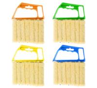 4 Uds Cepillo De Limpieza De Persianas, Cepillo De Limpieza De Ventanas, Cepillo De Limpieza De Manos, Cepillo De Limpieza De Aire Acondicionado De Coche, Cepillo De Limpieza Lavable