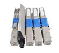 4 Uds., Compatible con Oki, C332 C332dn MC363dn MC363 Cartucho de tóner 46508713 46508714 46508715 46508716 Negro Cian Amarillo Magenta