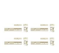 4 Uds., Compatible Con Siemens, Compatible Con Bosch, Kit De Montaje De Riel Deslizante For Puerta De Refrigerador Integrado, Guía Deslizante For Refrigerador