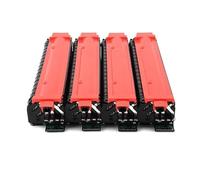 4 Uds Compatible for Lexmark, C3224dw MC3224dwe MC3224adwe MC3224i C3326dw MC3326adwe MC3326i C3426dw MC3426adw MC3426i Kit de tóner(No Chip Use Old Chip)