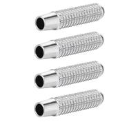 4 Uds. Cubierta De Botón De Perilla De Bloqueo De Puerta De Coche Para Benz Para W176 W205 W213 X253 W166 Perilla cerradura puerta(Silver Big)