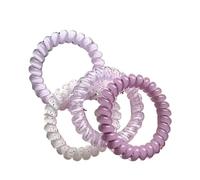 4 Uds. De lazos for el pelo en espiral for mujer, cintas elásticas coloridas for, gomas for de plástico, for for teléfono, accesorios for la cabeza para coletas para mujeres y niñas(Color1)