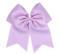 4 Uds. Diademas con lazo grande de 7 pulgadas, lazos elásticos for el pelo colores lisos, cinta for, bandas goma for decorar la cabeza Para Animadoras(Color 8)