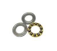 4 Uds F2-6M F2.5-6M F3-8M F5-10M F6-12M F7-15M F8-16M F10-18M F12-21M F12-23M Mini 3 en 1 rodamiento de bolas Axial plano rodamiento de empuje(F8-14m 8x14x4)