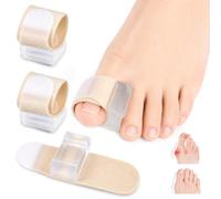 4 uds Gel-separadores de dedos, Gel dedos separador Toe Separadores de Dedos, Separadores d Dedos, Mejora la Apariencia tus Pies, Alivio Cómodo Pies