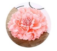4 Uds. Horquillas grandes de flores artificiales bohemias para novia, pinzas para el pelo con flores de peonía, pasador para playa y vacaciones, tocado de boda