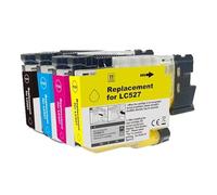 4 Uds LC527 LC527XL Cartucho de Tinta Compatible, Compatible con Brother LC527 LC527XL MFC-J4350DW MFC-J4550DW MFC-J6760DW MFC-J6960DW Impresora(1Set LC527)
