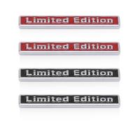 4 Uds. Logo De Edición Limitada Letras De Coche Pegatina De Metal Decoración De Coche Accesorios Exteriores De Coche