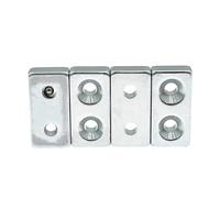 4 Uds Mganets personalizados 2 agujeros M3 20x10x5mm Rat Rig V-Core 3 V Core 3(4pcs)