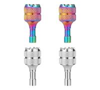 4 uds Palos de Controlador de Drones, Joysticks para Drones Desmontable Balancín de Pulgar Reemplazo Compatible con dji Mini 3 Pro dji Controlador Inteligente RC Accesorios (Plata, Multicolor)