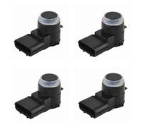 4 Uds para Acura RLX para CR-V para Accord Parktronic 39680-TV0-E11ZE Sensor Aparcamiento PDC Negro Plateado Blanco(Negro)