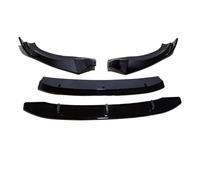 4 Uds para X3 G01 para X4 G02 M40i M40d para M-Sport 2017-2021 Parachoques Delantero Alerón Divisor Difusor Deflector Bodykit Delantero Divisor Parachoques