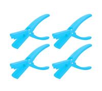 4 Uds. Pelador de cangrejos, herramienta Manual para ahorrar esfuerzo, desgranador de camarones, desgranador de cangrejos, herramienta de mariscos para restaurante doméstico (Azul)