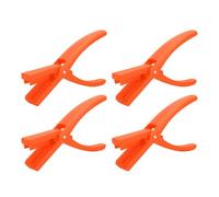 4 Uds. Pelador de cangrejos, herramienta Manual para ahorrar esfuerzo, desgranador de camarones, desgranador de cangrejos, herramienta de mariscos para restaurante doméstico (Naranja)