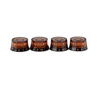 4 Uds Perillas de guitarra Control de tono de volumen Perillas de guitarra Perilla estilo sombrero de Control de potenciómetro con orificio de eje de 6 mm Velocidad de sombrero de Tono de de