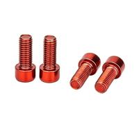 4 Uds Pernos de Jaula para Botella de Agua de 5x12mm, Tornillo para Soporte de Botella de Ciclismo de montaña, Tornillo de Soporte para hervidores de Acero Inoxidable, Tornillos hexagonales con Hueca