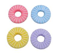 4 Uds. Pesas con patrón de rayas, anillos de peso para costura de tela, para cortar tela, prensar papel de escritura