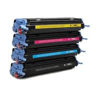 4 Uds Q6000A Q6001A Q6002A Cartucho de tóner Compatible con HP 124A 1600 2600 2600n 2605 2605dnt tóner de Impresora