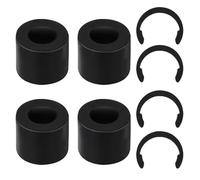 4 Uds Resolución de Rodillo de Goma para Cricut Maker y 4 Uds Reemplazo de Rodillo de Goma, Anillos de Clip de Retención Compatible con Cricut Maker, Evita que el Rodillo de Goma se Mueva