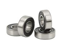 4 Uds Rodamiento de Rueda 6202RS Acero Cromado para BicicletaPowersports CT200U