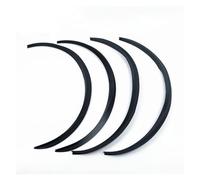4 Uds Rueda De Coche Ceja Arco Embellecedor Labios Tiras Guardabarros Protectores De Llamarada Caucho Estilo De Fibra De Carbono HGMGFYCX