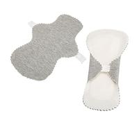 4 Uds. Salvaslip de Tela de Grafeno, Toallas Sanitarias Reutilizables para Mujer, Salvaslip Reutilizables Mama Panty Liners, Almohadillas Transpirables a Prueba de Fugas (L)