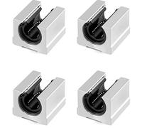 4 Uds SBR10UU SBR12UU SBR16UU SBR10LUU SBR12LUU rodamiento lineal 10mm 12MM deslizador