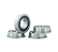 4 Uds SF6802-2RS rodamiento de brida 15x24x5mm doble sellado ranura profunda brida SF6802 RS 2RS rodamientos de bolas SF6802RS con brida