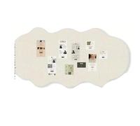 4 Uds. Tablero de mensajes fotográficos, pegatinas pared, tablero fieltro grueso, cultura DIY, decoración artística plegable for el hogar, calcomanías Para Oficinas