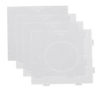 4 Uds. Tablero perforado cuadrado de 2, 6mm, tableros perforados cuadrados grandes transparentes, tableros de cuentas, plantilla de Material, tablero perforado con cuentas, decoración de jardín