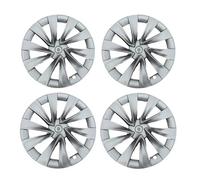 4 Uds tapacubos compatibles con Tesla Modelo Y 2025 20 Pulgadas Alto Rendimiento Anillo de Cubo de Rueda reemplazo Accesorios de Cubierta de llanta Completa(4PCS Sliver)
