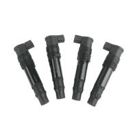4 Uds. Tapas Bujía Bobina Encendido Motocicleta 21171-0028 para Z750 2004 2005 2006 2007 2008 2009 2010 2011 2012(4Pcs)