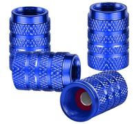 4 Uds Tapas de válvula de Coche para Seat Altea/Altea XL/Altea Freetrack, Cubierta de válvula hermética de aleación de Aluminio Accesorios,C/Blue